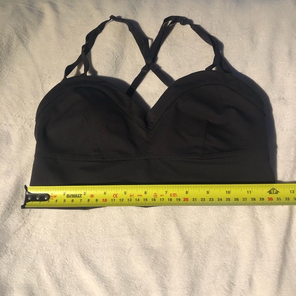 GUC Lululemon Strappy Black Bra Size 0/2 - Picture 4 of 4